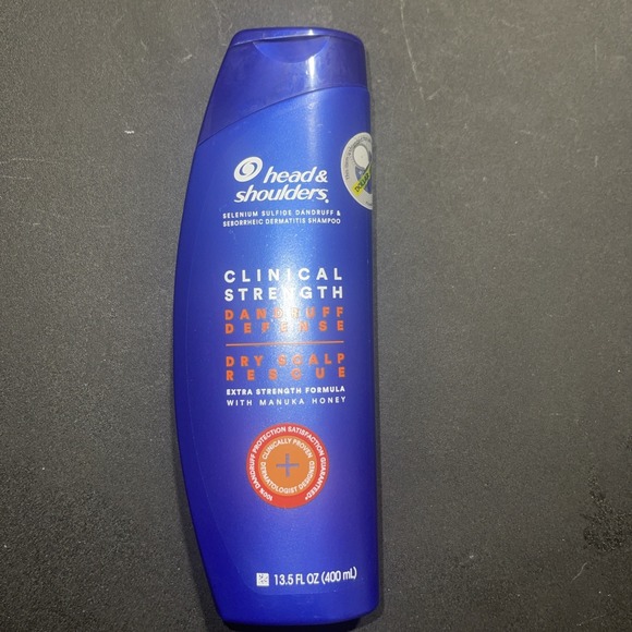head & shoulders Other - Clinical Strength, Dandruff Defense Shampoo, Dry Scalp Rescue, 13.5 fl oz 400ml